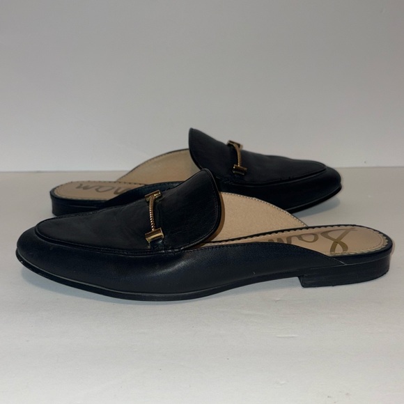 Sam Edelman Black Slip-On Loafers - Picture 9 of 11